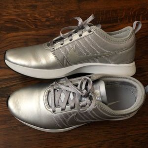 Silver Nikes